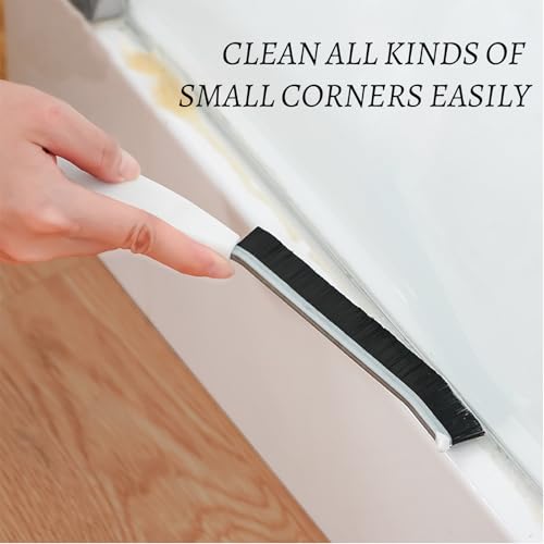 Crevice Cleaning Brush, 3Pcs Multifunctional Gap Brush for Home, Kitchen, Bathroom, Window Track