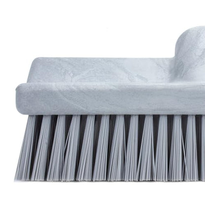 SPARTA 40423EC23 Plastic Floor Scrub Brush, Wall Brush, Equipment Brush With Nonabsorbent Bristles For Industrial Kitchens, Hospitals, Commercial Cleaning, 10 Inches, Gray - color: Gray