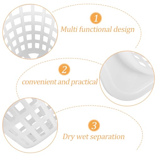 Mop Bucket Basket Replacement 10.82X8.07X5.51In Thickened Plastic Drainage Basket for Mopping Bucket Accessories Splash Prevention and Efficient Water Removal