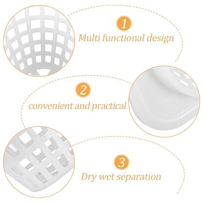 Mop Bucket Basket Replacement 10.82X8.07X5.51In Thickened Plastic Drainage Basket for Mopping Bucket Accessories Splash Prevention and Efficient Water Removal