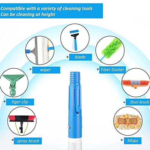 3-12m Window Cleaning Pole, Window Cleaner Kit, Water/Hose Fed Pole, Window Cleaning Brush Equipment, Cleaning Photovoltaic and Solar Panels Conservatory roof Cleaner,30cm Brush Head,12m/39. - color: 30cm Brush Head, size: 12m/39.4ft