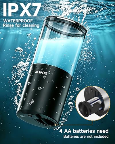 AIKE Automatic Wall Mount Liquid Soap Dispenser for Home and Commercial Bathroom 13.5oz IPX7 Waterproof,Matte Black Stainless Steel - color: Matte Black Stainless Steel