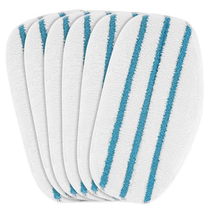 LINNIW 6 Pack Replacement Steam Mop Pads Compatible for PurSteam ThermaPro 10-in-1 - size: Pack of 6