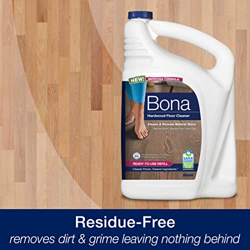 Bona Hardwood Floor Cleaner Refill, 4 pack - size: 128 Fl Oz (Pack of 4)