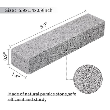 HongWay 36 Pack Pumice Stones for Toilet Cleaning Bowl Stick,Pumice Scouring Pad Pumice Stick Cleaner for Cleaning Toilet, Bathtubs, Kitchen Sink, Grill, Household (5.9 x 1.4 x 0.9 Inches) - style: 36pcs