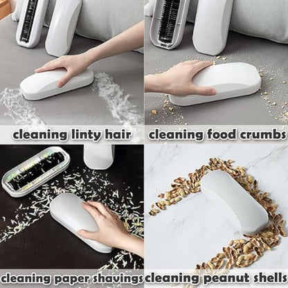 Handheld Crumb Sweeper, Reusable Handheld Crumb Sweeper Home Soft Hair Debris Collector for Servers, Crumber Tool for Table Mat Bed Sheets Sofa cleansings Brush