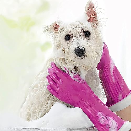 O-Cedar Multi-Use Scrunge Scrub Sponge (6 CT) with Playtex Living Reuseable Rubber Cleaning Gloves (Medium, 3 Pairs) - size: Variety Pack