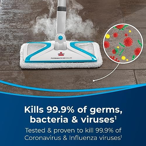 BISSELL PowerFresh Slim 3‑in‑1 Steam Mop & Handheld Steamer, Extension Wand, On‑Board Tool Kit, Multi‑Surface Cleaner for Sealed Hard Floors 2075A - style: PowerFresh Slim Steam