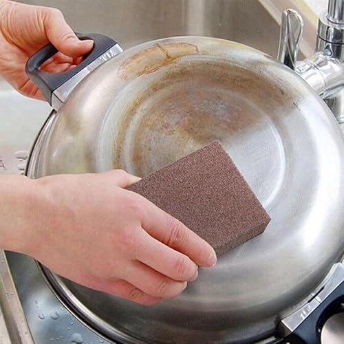 Mineral Sponge, Carborundum Sponges, Mineral Sponge No Smell Kitchen Scrubber Non Scratch Odor Free Durable Sponges Cleaning Tool (3)