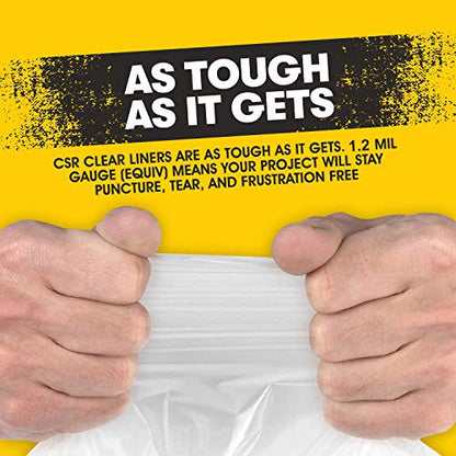 Aluf Plastics 20-30 Gallon Clear Trash Bags - (Huge 250 Pack) - 30" x 36" - 1.2 MIL (Equivalent) - Heavy Duty Industrial Liners Clear Garbage Bags for Recycling, Contractors, Storage, Outdoor - style: 20-30 Gal, 1.2 Mil Equiv, 250 Count
