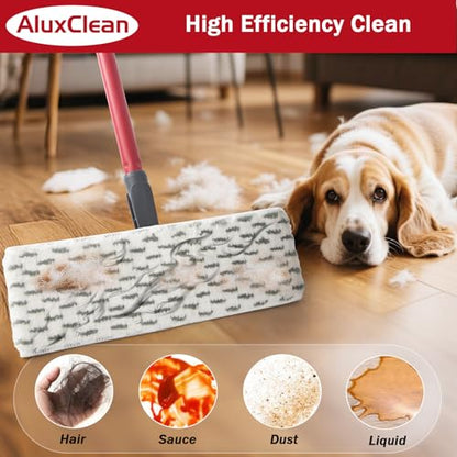 5-Pack Microfiber Mop Pad Refills Compatible with O-Cedar H2PrO