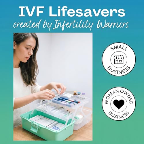 Mifoci Green Ivf Medication Organizer Gift Caddy 3-layer Plastic Dividing Storage Box with Spacers Ivf Meds Must Haves Organize Supplies Womens Home Utility Box - color: Green