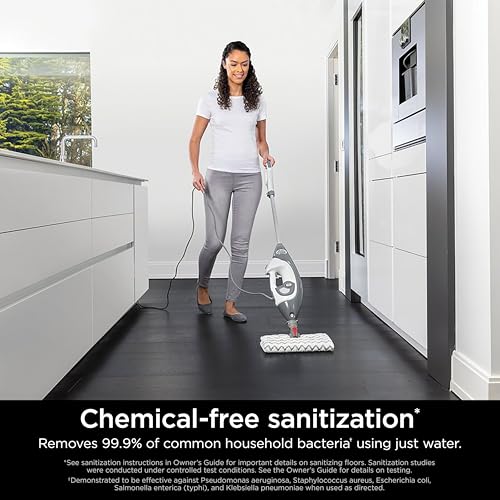 Shark Steam Mop Pro Lift-Away with Detachable Handheld Steam Cleaner for Whole Home Cleaning, Steams Hard Floors, Upholstery, Garments and Cars, 3 Modes with Steam Blaster Technology, S3973D