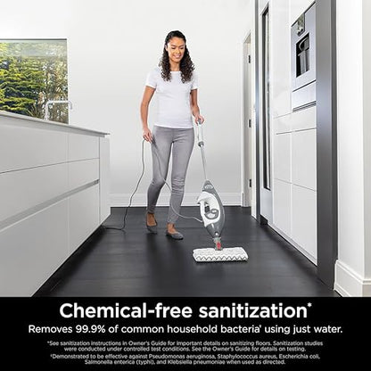 Shark Steam Mop Pro Lift-Away with Detachable Handheld Steam Cleaner for Whole Home Cleaning, Steams Hard Floors, Upholstery, Garments and Cars, 3 Modes with Steam Blaster Technology, S3973D