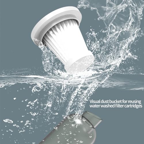 Mini Dusts Buster Handheld Vacuum 120w Strong Suction Car Vacuum Cleaner Portable USB Rechargeable Vacuum Cleaner Mini Vacuum Electric Duster for Cars Home