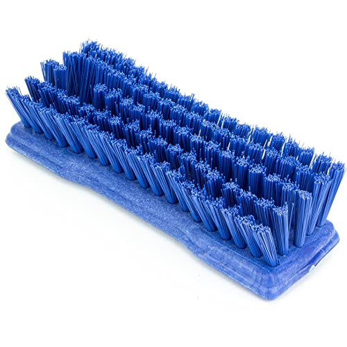 SPARTA Comfort Grip Scrub Brush Hand Brush for Bathroom, Kitchens, Countertop, Plastic, 2 Inches, Blue - color: Blue