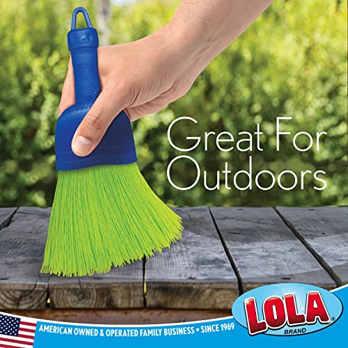 LOLA Whisk Broom, Hand Brush, 72 Pack, Durable Bristles, Whisks Away Dirt & Debris, Compact, Hang Hole for Easy Storage, Indoor/Outdoor - size: 72 Pack, style: Classic