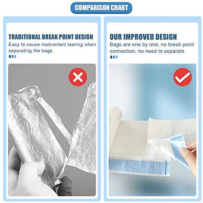 FORID Small Drawstring Trash Bags - 6 Gallon Plastic Trash Bags Heavy Duty White Trash Can Liners 60 Count Unscented Bin Bags for Kitchen Bathroom Office Home Bedroom 22 Liter - color: Best Seller: 6 Gallon - 60 Pack