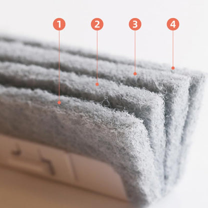 Window Sill Sliding Door Track Gap Cleaning Brush Handheld Cleaning Tool (Orange) - color: Orange