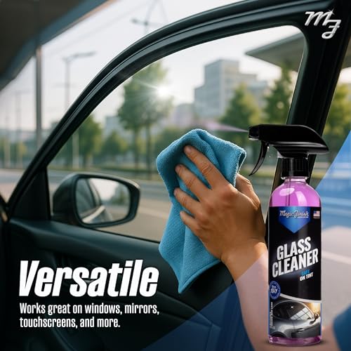 Magic Finish Car Glass Cleaner (16 fl oz) – Ammonia-Free Window Cleaner Spray for Interior & Exterior Auto Glass – Anti-Fog, Streak-Free Car Cleaning Supplies for Tint, Mirrors & Screens - size: 16 Fl Oz (Pack of 1)