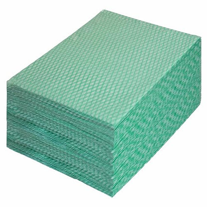 Reusable Kitchen Cleaning Cloths Dish Towels Dish Cloth Handi Wipe Reusable Cloths for Kitchen, Bathroom, Household Cleaning 100Pack Blue (Green 100 Pack) - color: Green 100 Pack