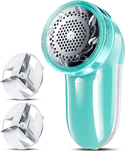 Bymore Lint Removers, Cleaning Tools for Clothes, Fabric Lint Shaver Defuzzer Sweater Shaver for Clothes and Furniture with AC Adapter Pill Fuzz Remover-Blue - color: Blue, size: 5.75*2.60*2.64in