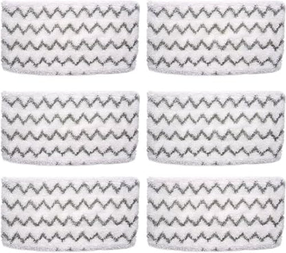 6 Pack S1000 S2001 Steam Mop Replacement Pads for Shark S1000 S1000A S1000C S1000WM S10001C S1200 & S2001 SteamSpot Steam Mop