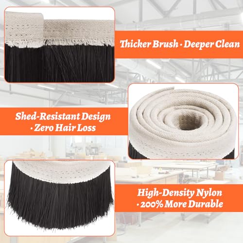 100mm Dust Shoe Brush, STARVAST CNC Vacuum Brush for Vacuum Cleaner Engraving Machine Dust Cover Work on CNC Router Spindle Motor - size: 100mm CNC Vacuum Dust Brush