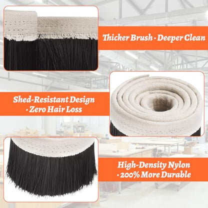 100mm Dust Shoe Brush, STARVAST CNC Vacuum Brush for Vacuum Cleaner Engraving Machine Dust Cover Work on CNC Router Spindle Motor - size: 100mm CNC Vacuum Dust Brush
