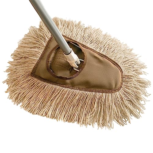 Stanley Home Products Washable Nylon Dry Mop - Removes Dust and Dirt from Surfaces and Hard to Reach Areas (Complete Mop) - size: Complete Mop