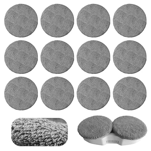 FMART Microfiber Cleaning Clothes Window Cleaner Robot T9PRO/T10PRO/T11, Reusable, Machine Washable, Replacement Set, 12pcs