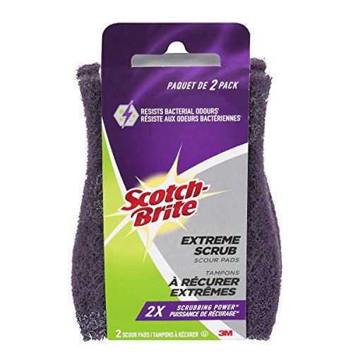 Scotch-Brite Extreme Scrub Scour Pad, 2 Pads - size: 2 Count (Pack of 1)