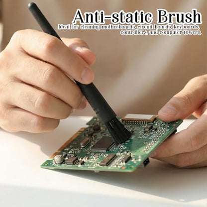 6 Pack Small Cleaning Brush Set Anti Static Small Cleaning Brushes for Tight Spaces, Electronics, Computer Keyboards, Laptops, Sewing Machines, and More