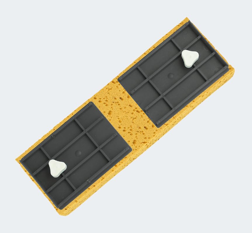 Sponge Mop Refill for Superio Mop 871 Only 9"x3" Screws: 6.5" Apart, 4 Pack - size: Replacement (4)