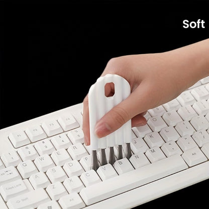 Multifunctional Computer Cleaning Kit with Soft Brush, Angle Gap Dust Collector, and Key Cap Cleaner for Keyboard, PC, Laptop, and Electronics (1pc) - color: 1pc