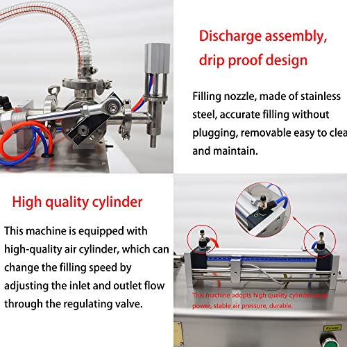 INTBUYING Automatic Paste Liquid Filling Machine for Shampoo Oil Water Perfume 30-300ml One Nozzle