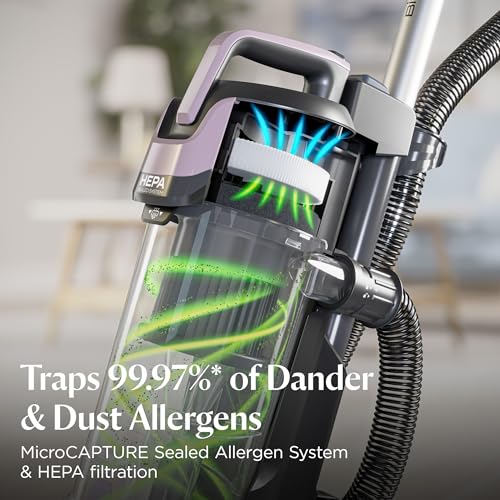 Bissell CleanView Max Allergen Upright Vacuum with HEPA Filtration, Tangle-Free Brush Roll, TurboEraser Pet Tool, 4377 - style: CleanView Max Allergen