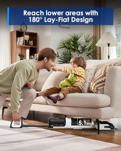 Tineco Floor ONE Switch S6 Stretch Wet Dry Vacuum Cleaner, Multi-Function, 180° Lay-Flat, Anti-Tangle Design, Self-Cleaning, 65Min Runtime, Dual-Edge Cleaning, Whole-House Cleaning Floor Cleaner - style: Switch S6 Stretch