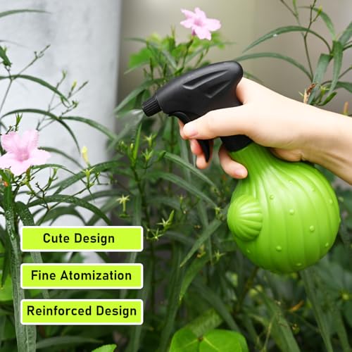 Plant Mister Spray Bottle | Spray Bottle for Indoor and Gardens, Continuous Water Mist Sprayer for Plants, Flowers, Cleaning (green 500ml/17oz) - color: green 500ml/17oz