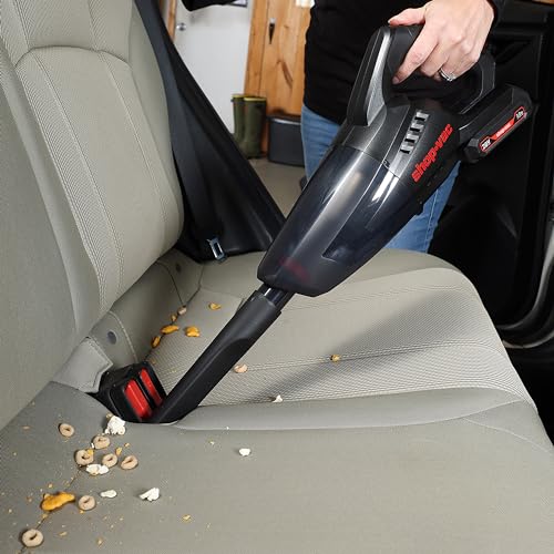 Shop-Vac 5430087 Handheld Vacuum, Cordless Rechargeable Lithium 20V, Lightweight Design, Ideal for Quick Cleanups in Home, Garage, and Vehicle
