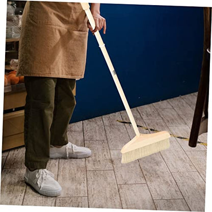 Soft Bristle Broom for Dusting Sweeping Detachable Handle Long Reach Floor Cleaning for Home Office Rv