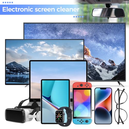 TV Screen Cleaner, Non-Drip Touchscreen Spray with Wiper for CD Disc Laptop Phone Tablet Computer Lens(200ml) - color: 200mlx1