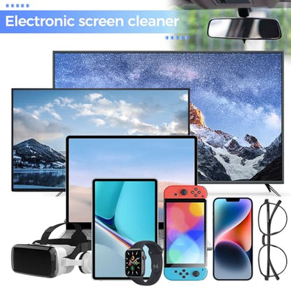 Car Screen Cleaner, Laptop Spray with Microfiber Cloth for LCD LED Electronic Device Monitor Glasses (200ml*2) - color: 200mlx2