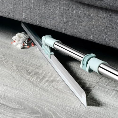 Magic Broom Sweeper for Floor Cleaning – Multifunctional Silicone Wiper Mop with Stainless Steel Extendable Handle – Wet & Dry Use – Bathroom Floor Wiper & Window Squeegee Viper
