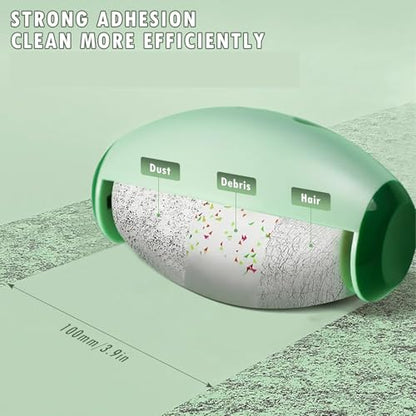 Reusable Lint Roller Upholstery,Dust Lint Remover for Clothing Washable & EfficientSticky for Life & Multi-Purpose Pet Hair (Green) - color: Green