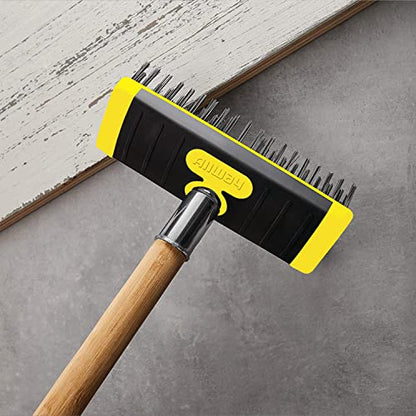 ALLWAY SB619 Soft-Grip Carbon Steel Wire Scrub Brush Block - style: Carbon Steel Wire Scrub Brush Block