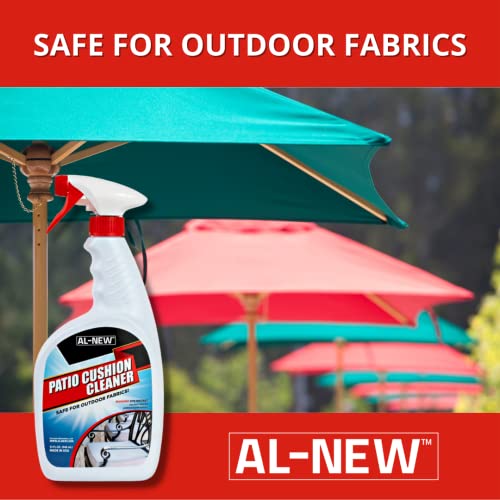 AL-NEW Patio Cushion Cleaner | Safe For Use On Outdoor Fabrics Such As Patio Cushions, Awnings, Furniture Covers, and more (32 Ounce) - style: Pack of 1
