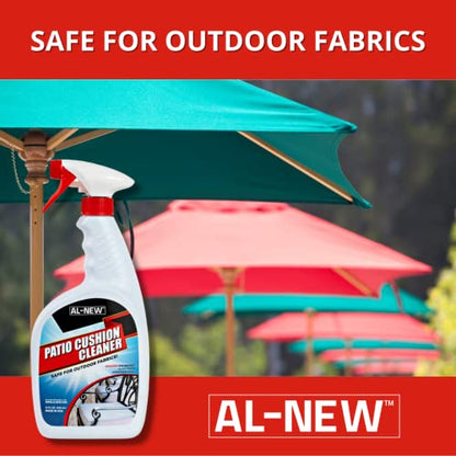 AL-NEW Patio Cushion Cleaner | Safe For Use On Outdoor Fabrics Such As Patio Cushions, Awnings, Furniture Covers, and more (32 Ounce) - style: Pack of 1