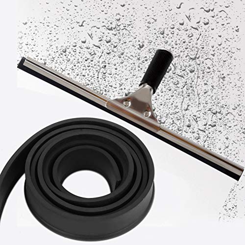Alvinlite Stainless Steel Wiper Shower Squeegee Clean The Wiper for Shower Doors Bathrooms Windows Kitchens Mirrors and Car Glass
