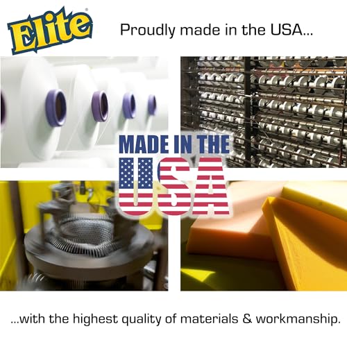 Elite Silver Scrubber Sponge, 6 Pack, Non Scratch, Sponges for Kitchen and Household Use, Made in USA (Regular) - size: Regular